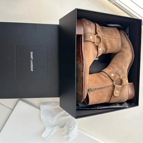 Saint Laurent | Shoes | Saint Laurent Vitello Hallem Wax  display picture 2